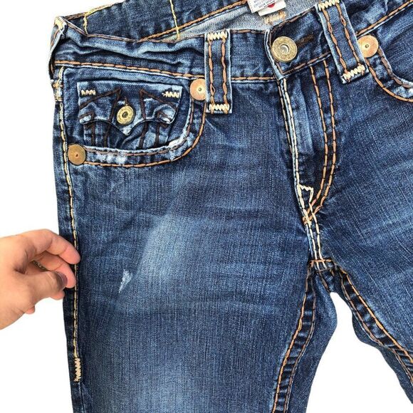 Vintage True Religion Jeans Size 32 JOEY SUPER T Blue - Picture 9 of 9